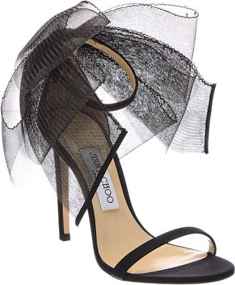 Jimmy Choo London Aveline 100 Suede Sandal