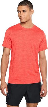 Brooks Luxe Short Sleeve Mens Clothing Heather Cosmic Crisp : 2XL, Polyester/Spandex