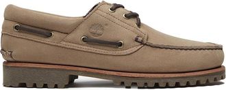 Timberland Authentic 3-Eye Lug Boat Shoe Size: 11, colour: BROWN