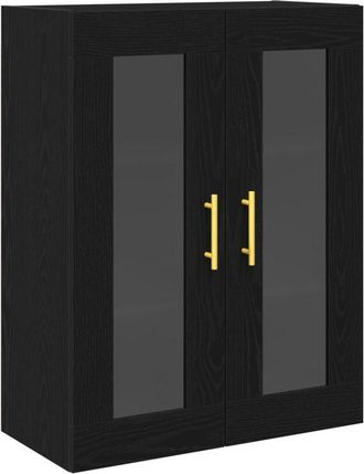 vidaXL Mueble de pared Roble negro 69.5 x 34 x 90 cm Vidaxl