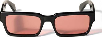 Off-white Sunglasses Ow1032 1025 Huntington Black/Red Unisex