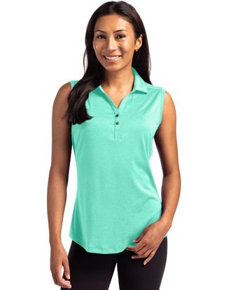 Cutter & Buck Forge Eco Stretch Recycled Womens Sleeveless Polo