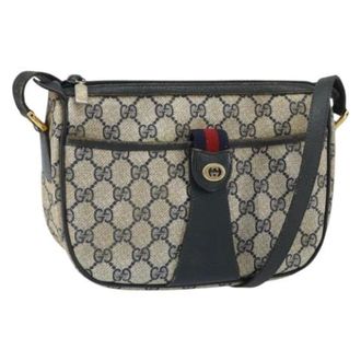 Gucci Pre-owned Cross Body Bags, female, Blue, Size: ONE SIZE Pre-owned Cross Body Bag