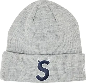 SUPREME x New Era S Logo Beanie Heather Grey FW22BN11-HEATHER-GREY