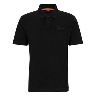 HUGO BOSS Heren Regular Poloshirt (Zwart)
