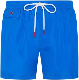 Kiton Swim Boxer Shorts - Heren - Strandmode - Blauw - XL - Polyester - Badmode