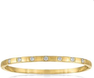 BEN ONI Polished Cubic Zirconia Bangle Bracelet in Gold at Nordstrom
