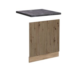 Vicco Panel Frontal R-line, Roble Artesanal, 60 Cm, Et Antracita Vicco