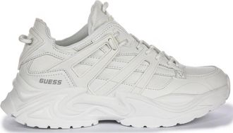 Guess Lace Sneakers - Dames - Sneakers - Wit - 39 EU - Leer - Schoenen