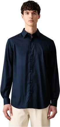 Guess Camisa de algod&oacute;n - Shirts - Hombre - Azul - 2XL