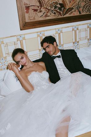 Pronovias x Anthropologie Weddings Tarya Strapless Wedding Gown