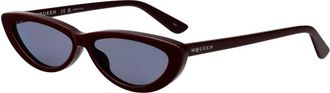 Alexander McQueen Sunglasses, female, Black, 58 MM, Stylish Sunglasses Am0535S for Summer
