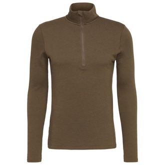 Stoic MerinoWarmTerry215 VindhemSt. Half Zip Merinounterw&auml;sche f&uuml;r Herren | braun