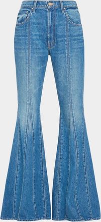 Mother The Seamed Dollop Heel Flared Jeans