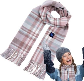 Generic Heated Scarf I Heated Scarf for Men I USB Heated Scarf Heated Neck Warmer I Carbon Fiber Heated Neck Wrap I Heated Neck Warmer Shawl Fast Heating for 