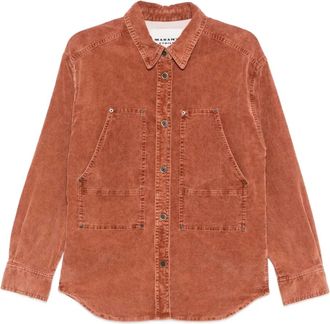 Isabel Marant Oriana corduroy shirt jacket - Brown