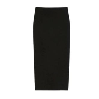 Max Mara Midi Skirts, female, Black, Size: 2XS Solivi Midi Skirt