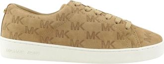 Michael Kors Schoenen, Dames, Beige, 35 EU, Leer, Keaton Veterschoen