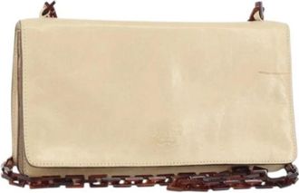 Prada Pre-owned Shoulder Bags, female, Beige, Size: ONE SIZE Pre-owned Vintage Shoulder Bag