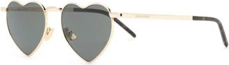 Saint Laurent Loulou Zonnebril - unisex - Zonnebrillen - Geel - 52 MM - Accessoires
