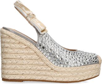 Steve Madden Womens Demmi Silver Heels - Size UK 7