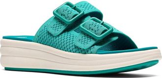 Clarks Drift Faye Womens Sandals Jade Textile : 6.5 B - Medium