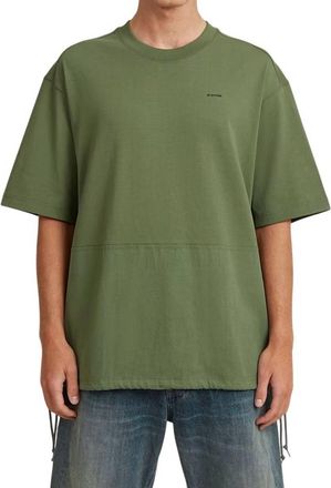 G-Star Woven Mix Boxy T-Shirt In Green
