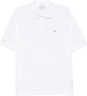 Lacoste Polo con logo ricamato - Bianco