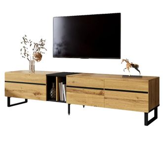 OEM Mobile Porta Tv, Design Moderno, Contenitore Versatile, Colore Legno