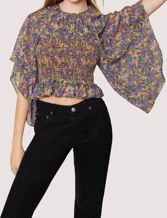 Lost + Wander Medley Cropped Top In Mauve