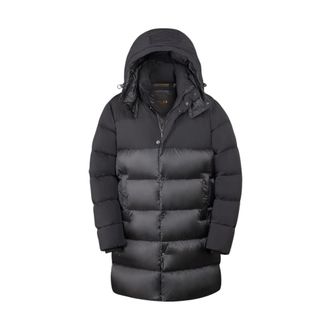 Moorer Hombre, Abrigos, Negro, Talla: 2XL