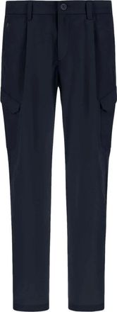 Herno Broeken, Heren, Blauw, S, Nylon, Blauwe Cargo Dive Nylon Broek