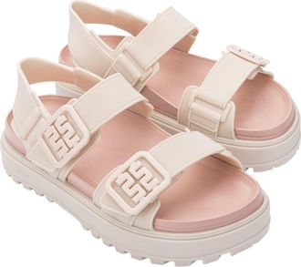 Melissa Towny Sandal in Beige/Pink at Nordstrom Rack, Size 10