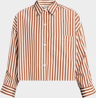 TWP Next Ex Striped Button-Front Shirt
