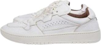 Eleventy Low-top Sneakers - Heren - Sneakers - Wit - 39 EU - Leer - Schoenen