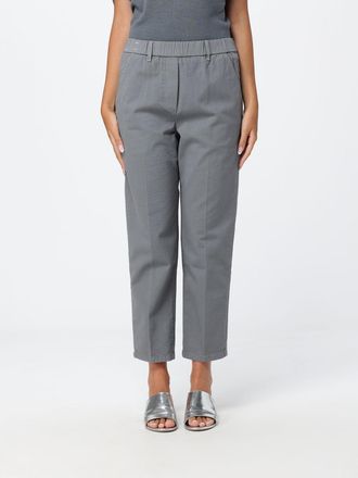 Alysi Pantaloni cropped in cotone