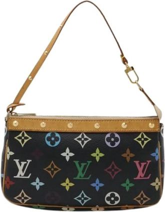 Louis Vuitton Pre-owned Vintage Monogram Pochette - Dames - Vintage Schoudertas - Veelkleurig - ONE Size - Vintage