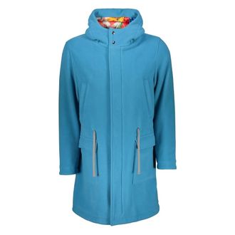 Herno Parkas, male, Blue, Size: L Coat with adjustable hood