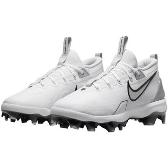 Nike Force Trout Elite MCS FZ0884-102 Mens White Silver Baseball Cleats LIQ542