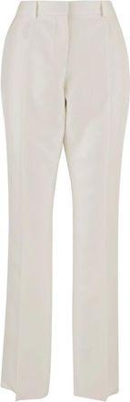 Balenciaga Slim Tailored Trousers - female - Balenciaga - Straight Trousers - White - S - Trousers