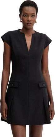 Guess Joandra Mini Jurk - Dames - Korte kleedjes - Zwart - XS - Leer - Kleedjes