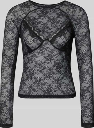 Gina Tricot Longsleeve mit Cut Out in Black, Gr&ouml;&szlig;e XS