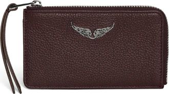 Zadig&Voltaire Portacarte in pelle - Viola