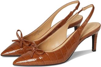 Bandolino Shane High Womens Heels Cognac Croco : 6.5 M, Synthetic