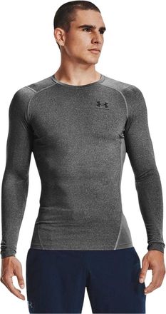 Under Armour HeatGear-basislaagshirt voor heren (Carbon Heather)
