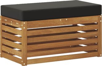 vidaXL Banco De Taburete Exterior Madera De Acacia S&oacute;lida Vidaxl
