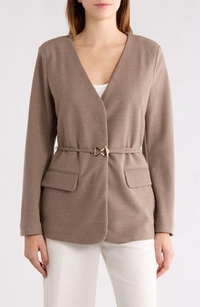 Vince Camuto Belted Jacket in Brown at Nordstrom, Size X-Small
