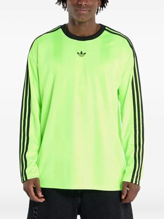 adidas long sleeve T-shirt - men - Recycled Polyester - M - Green