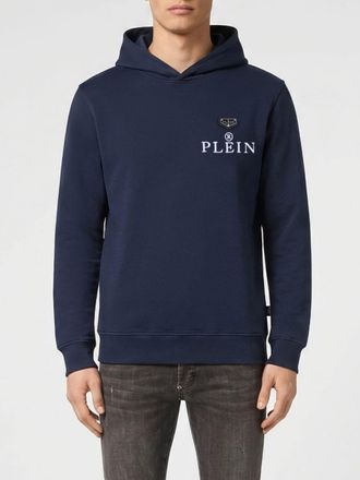 Philipp Plein Jersey Hoodie with Contrast Logo Print