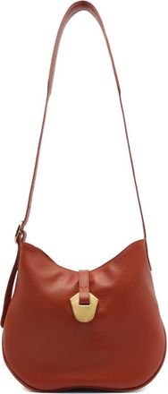 Arezzo Medium Sabrina Leather Crossbody Bag in West Orange at Nordstrom